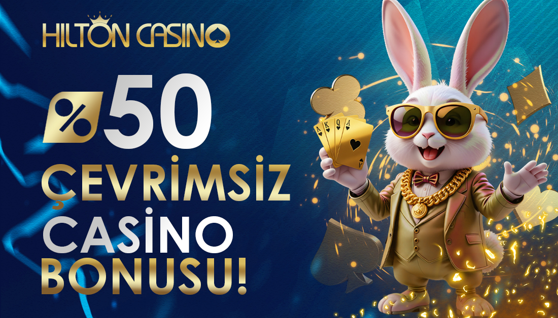 %50 Çevrimsiz Casino Yatırım Bonusu